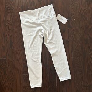 Athleta (NWT) Ultra High Rise Elation 7/8 Leggings, Color: Bright White Size: M